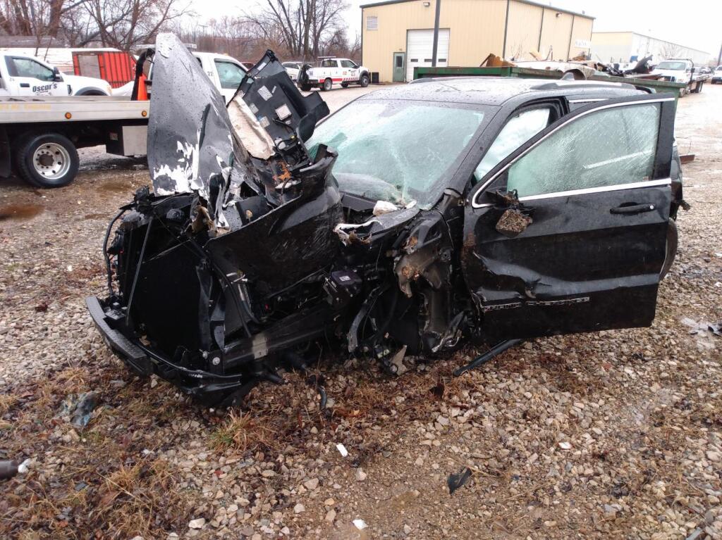 The Jeep I'd had for two months, wrecked